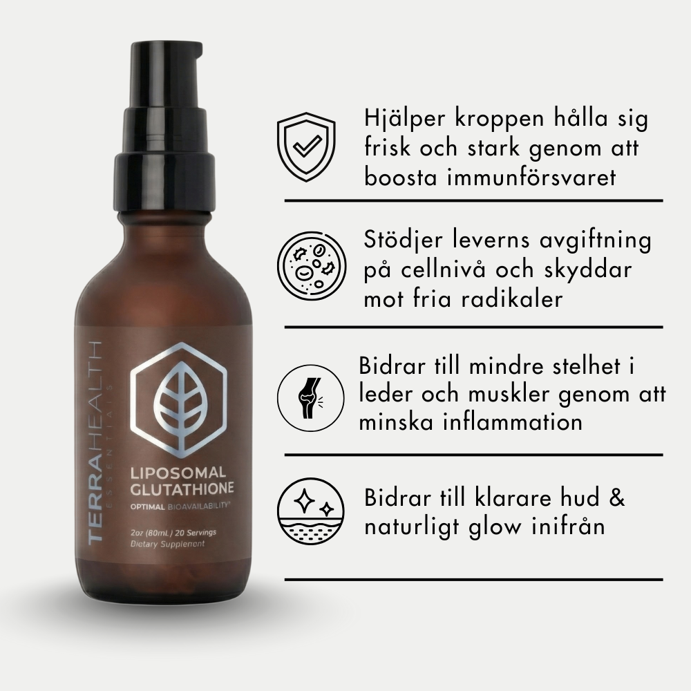 glutathione svenska Liposomal Glutathione (Körbärssmak) glutathione svenska Liposomal Glutathione (Körbärssmak)