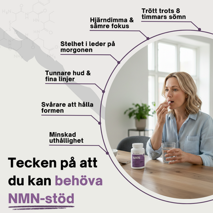 NMN 10-i-1 Anti-Aging Komplex (60 kapslar)